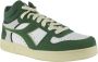 Diadora Magic Basket Demi Cut Hoge sneakers Leren Sneaker Heren Groen - Thumbnail 5