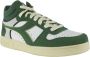 Diadora Magic Basket Demi Cut Hoge sneakers Leren Sneaker Heren Groen - Thumbnail 5