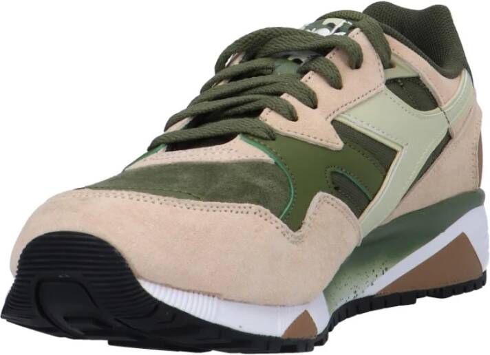 Diadora Elegante Sneakers van Suède met Rubberen Zool Meerkleurig Heren