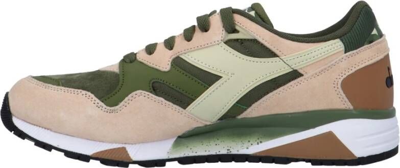 Diadora Elegante Sneakers van Suède met Rubberen Zool Meerkleurig Heren