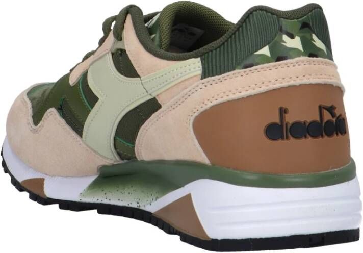 Diadora Elegante Sneakers van Suède met Rubberen Zool Meerkleurig Heren