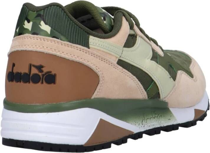 Diadora Elegante Sneakers van Suède met Rubberen Zool Meerkleurig Heren