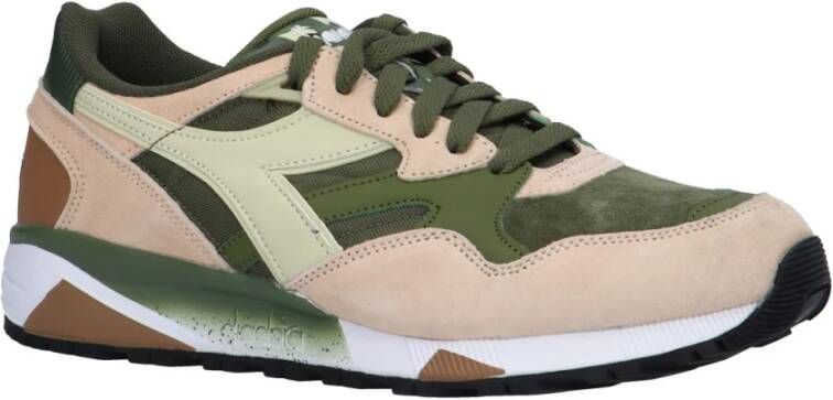 Diadora Elegante Sneakers van Suède met Rubberen Zool Meerkleurig Heren