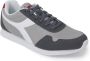 Diadora Grijze Sportieve Veterschoenen Rubberen Zool Gray Heren - Thumbnail 11