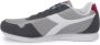 Diadora Grijze Sportieve Veterschoenen Rubberen Zool Gray Heren - Thumbnail 13