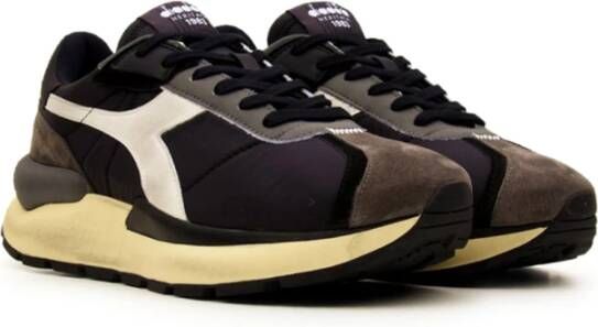 Diadora Zwarte Lage Sneakers Model 201.180469 Black Heren