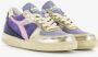 Diadora Sneakers Dames Lage sneakers Damesschoenen Leer MI bask L metal Paars - Thumbnail 9