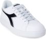Diadora Paarse Vetersneakers met Rubberen Zool White Dames - Thumbnail 2