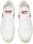 Diadora Heritage mi basket row cut sneakers wit c7114 white-garnet leer 42 5 (8+) - Thumbnail 8