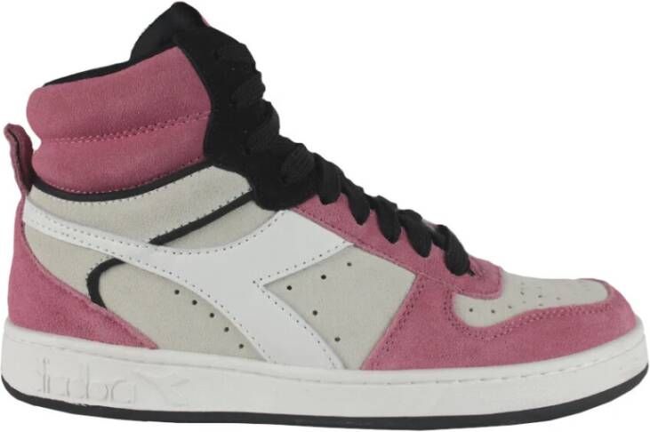 Diadora Magic Basket Mid Suede WN Sneakers Roze Dames