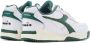 Diadora Witte en Groene Winnaarsschoen Groen - Thumbnail 15