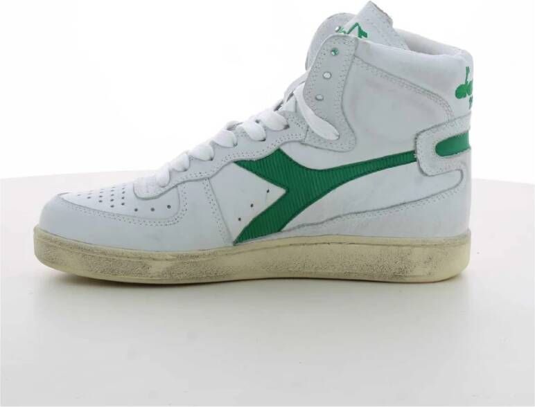 Diadora Groene MI Basket Used W23 Dames Sneakers Wit Dames