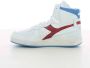 Diadora Sneakers Dames Hoge sneakers Damesschoenen Leer MI basket Blauw combi - Thumbnail 11