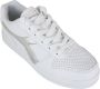 Diadora Lage Sneakers met Geperforeerde Details White Dames - Thumbnail 2