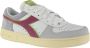 Diadora Magic Basket Low WN Dames Leren Sneakers White Dames - Thumbnail 3