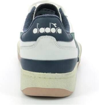 Diadora Davis Leren Sneakers Wit Heren