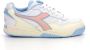 Diadora Roze Sneakers van Imitatieleer met Rubberen Zool Pink Dames - Thumbnail 5