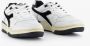 Diadora Gebruikte witte en zwarte sneaker met leer en suède White Heren - Thumbnail 8