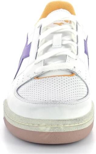 Diadora Davis Leren Sneakers Wit Heren
