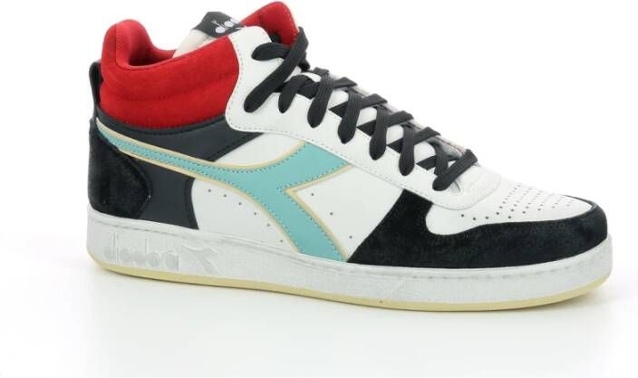 Diadora Comfortabele Lage Sneakers Wit Heren