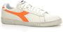 Diadora Fluo Wax Lage Sneakers White Heren - Thumbnail 3