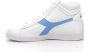 Diadora Unisex Game L High 2030 White Sky Grey - Thumbnail 4