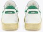 Diadora Sneakers Heren Lage sneakers Herenschoenen Leer Mi bask low used Wit groen - Thumbnail 5