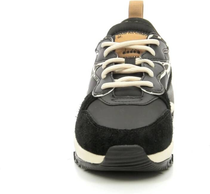 Diadora Animalier Lage Sneakers Zwart Dames