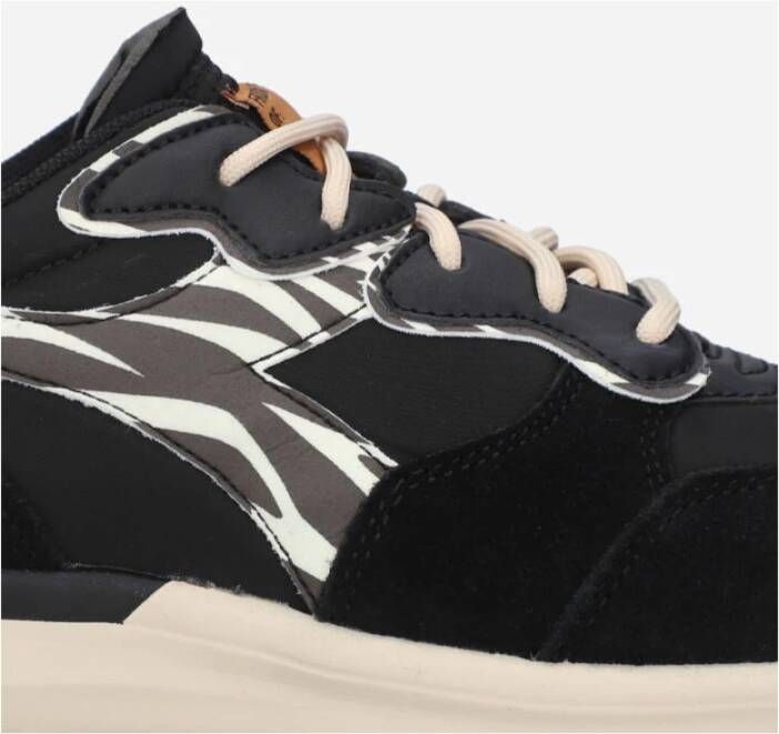 Diadora Animalier Jolly Sneakers Zwart Dames