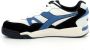 Diadora Lichtblauwe Vetersneakers voor Heren Multicolor Heren - Thumbnail 4