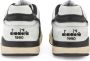 Diadora Gebruikte witte en zwarte sneaker met leer en suède White Heren - Thumbnail 5