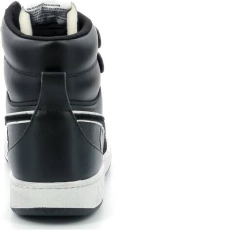 Diadora Comfortabele hoge sneakers Zwart Unisex