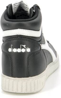 Diadora L Hi Waxed Sneakers Zwart Unisex