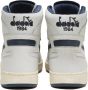 Diadora Sneakers Dames Lage sneakers Damesschoenen Leer MI bask L metal Turquoise - Thumbnail 14