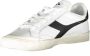 Diadora Stijlvolle Vetersneakers met Contrasterende Accenten White Dames - Thumbnail 3