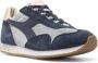 Diadora Suede Panelled Sneakers Steel Blue Gray Heren - Thumbnail 6