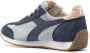 Diadora Suede Panelled Sneakers Steel Blue Gray Heren - Thumbnail 7
