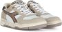 DIADORA Lage Sneakers Heren Combi Sneaker Vilt Tong Maat: 43 Materiaal: Leer Kleur: Beige - Thumbnail 4