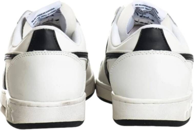 Diadora Unisex Sneakers van Synthetisch Leer White Heren