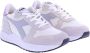 Diadora Sneakers Dames Lage sneakers Damesschoenen Canvas venus dirty Wit combi - Thumbnail 5