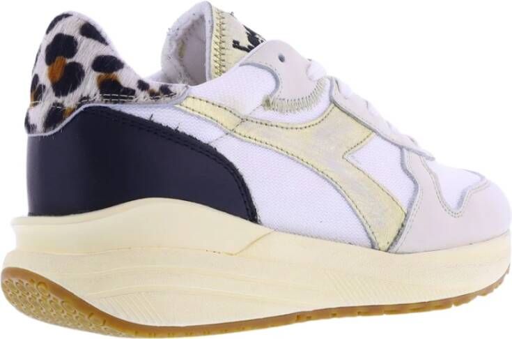 Diadora Metallic Animalier Synthetische Sneakers Wit Dames