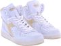 Diadora Dames Mi Basket Used White Yellow - Thumbnail 2