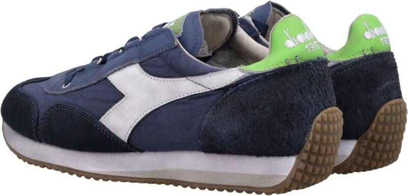 Diadora Vintage Canvas Sneaker met Distressed Finish
