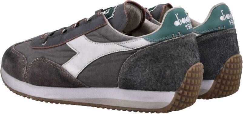 Diadora Vintage Canvas Sneaker met Distressed Finish