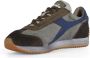 Diadora Vintage Canvas Sneakers met Leren Details Multicolor Heren - Thumbnail 3
