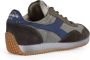 Diadora Vintage Canvas Sneakers met Leren Details Multicolor Heren - Thumbnail 4