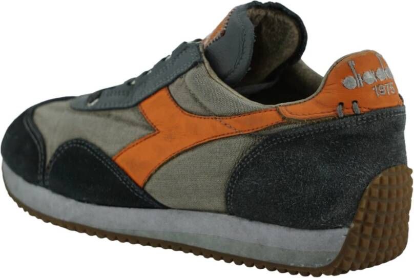 Diadora Vintage Geïnspireerde Stone Wash Sneakers Multicolor Heren