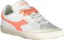 Diadora White Fabric Sneaker Wit Dames - Thumbnail 2