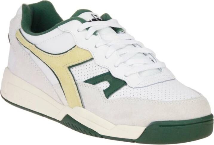 Diadora Winner SL Wit-Groen Wit Heren