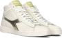 Diadora Game L High Waxed Metal Wn Sneakers Leren Sneaker Dames Wit - Thumbnail 6